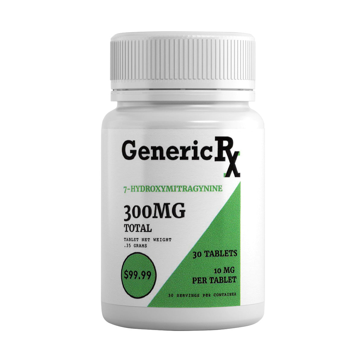 GENERIC RX 7-HYDROXYMITRAGYNINE TABLETS | (30CT) 300MG - Lime Store 