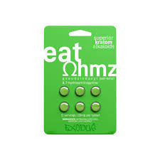 Eat Ohmz By Exodus 7 Hydroxy, 6CT Tablets Display Of 6 (20MG) - Lime Store 