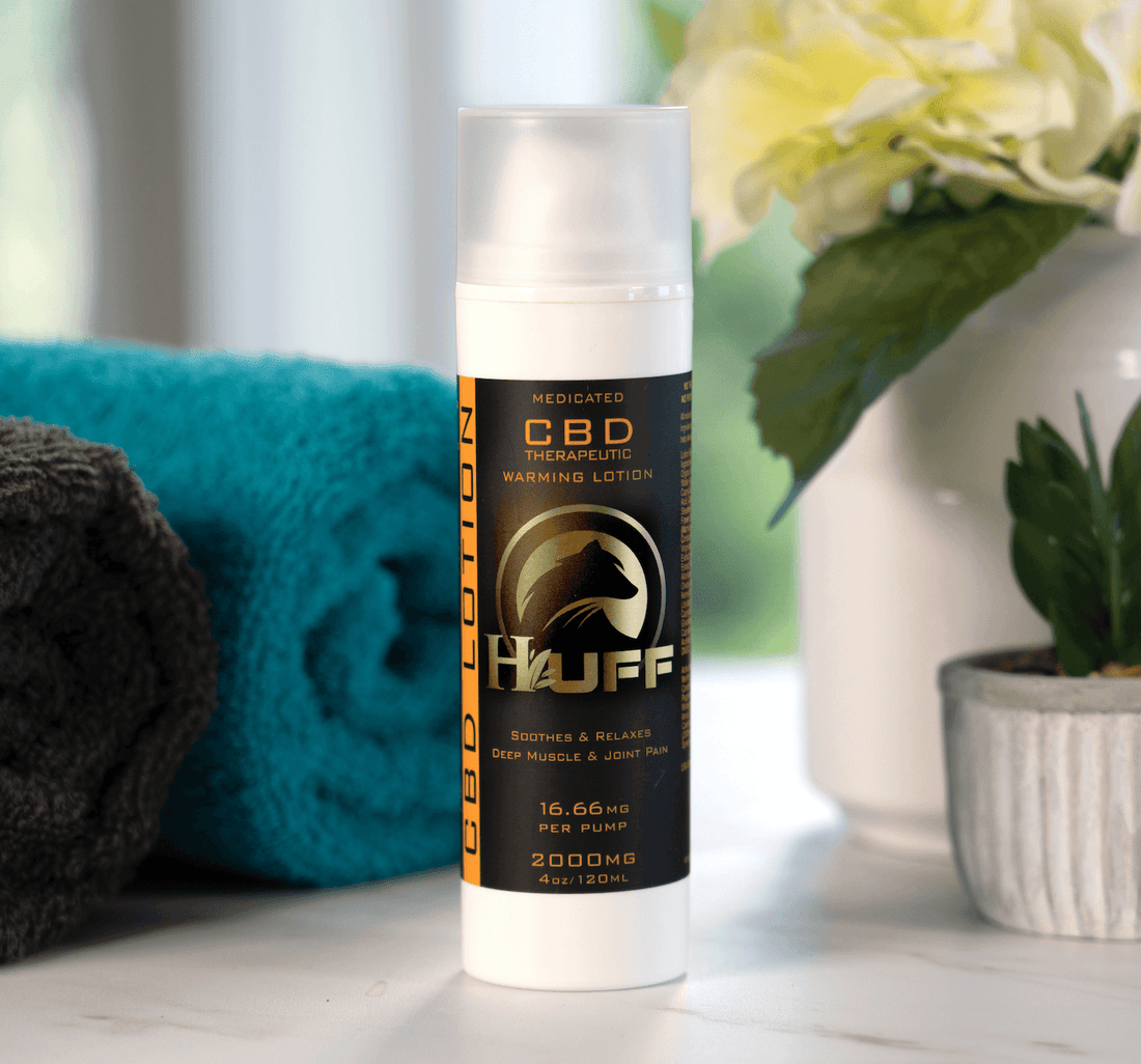 Huff Hemp | Heating CBD Pump Lotion 2000MG - Lime Store 