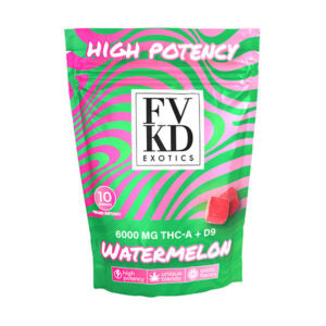 FVKD THC-A + D9 GUMMIES | (10CT) 6000MG - Lime Store 