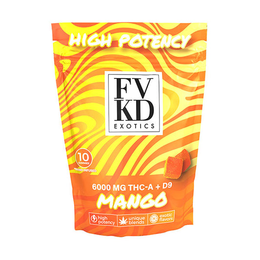 FVKD THC-A + D9 GUMMIES | (10CT) 6000MG - Lime Store 