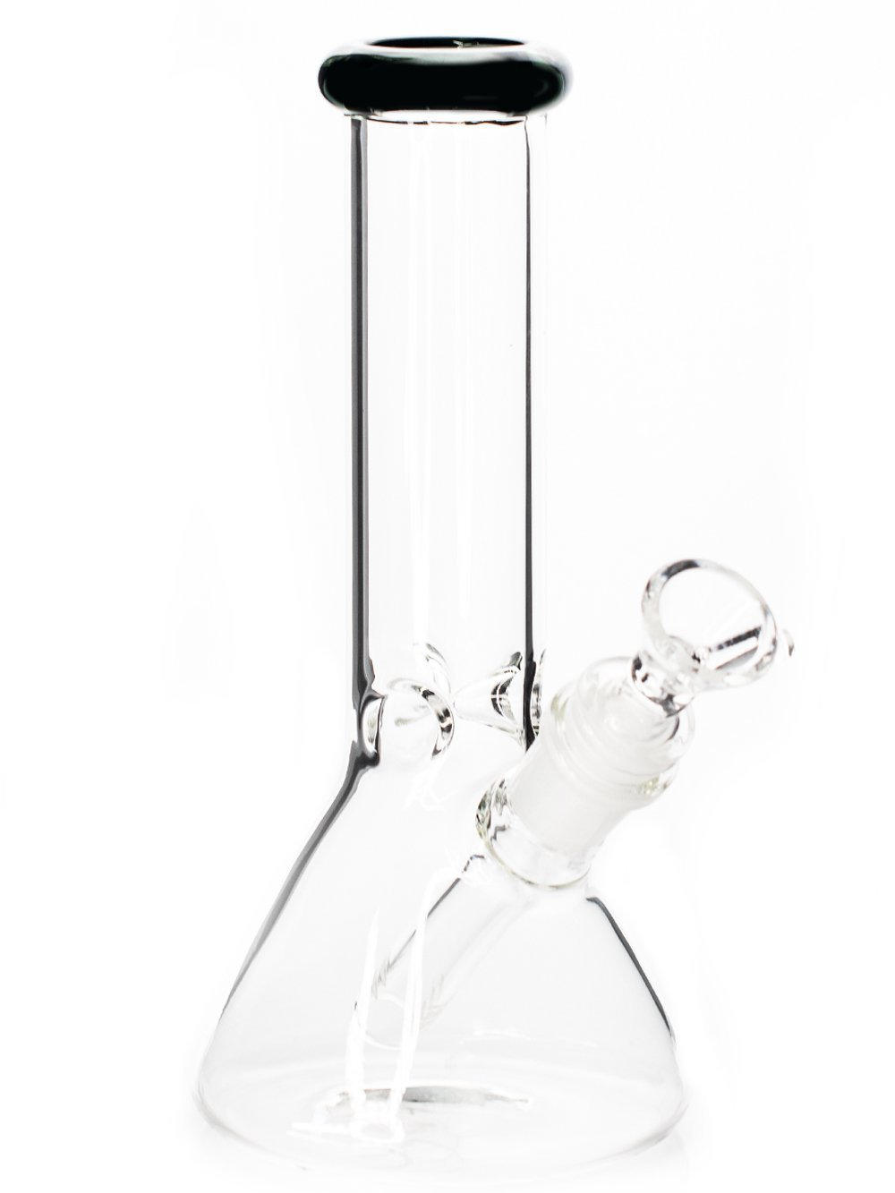 8 inch Beaker Bong with color on the top - Lime Store 